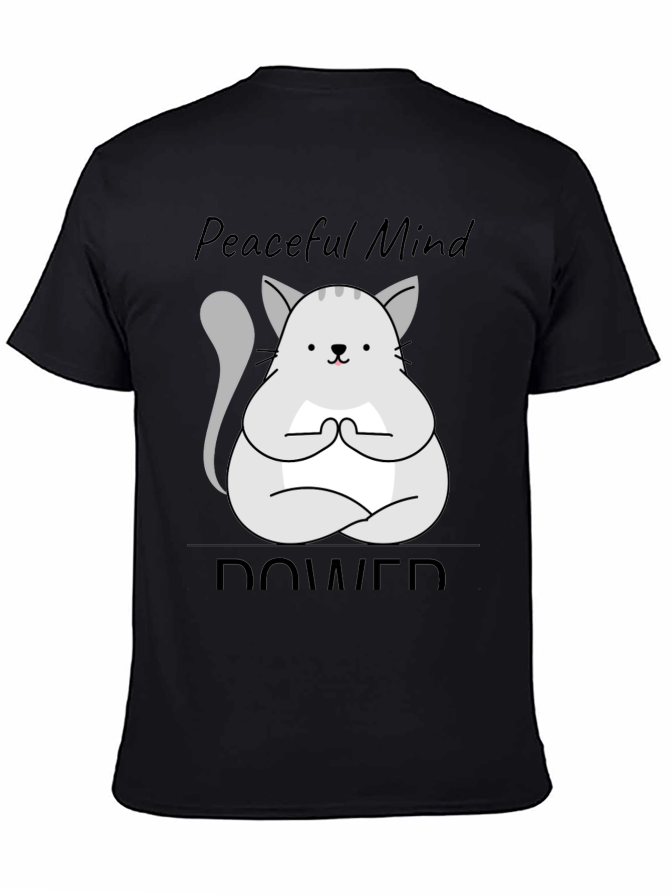 Peaceful Mind Cat T-Shirt - Unisex