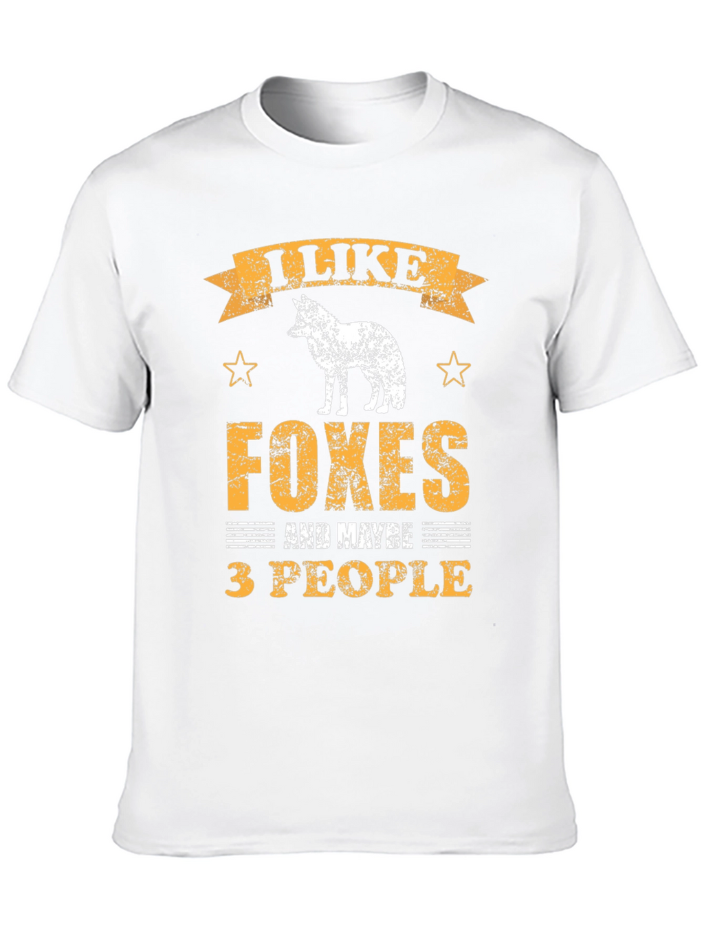 I Like Foxes and Maybe 3 People Graphic Tee