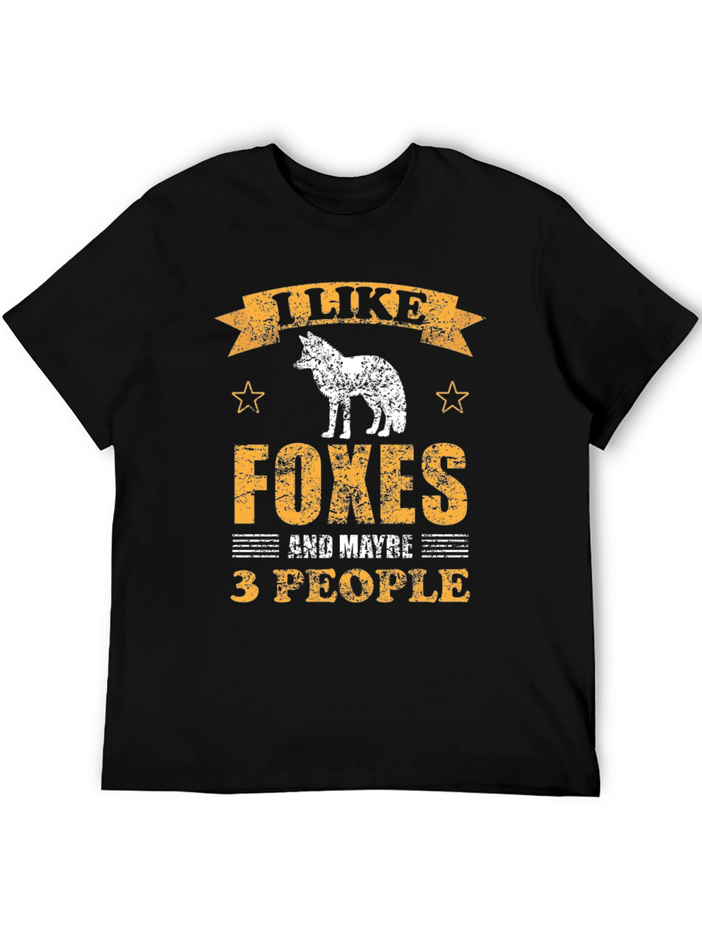 I Like Foxes and Maybe 3 People Graphic Tee