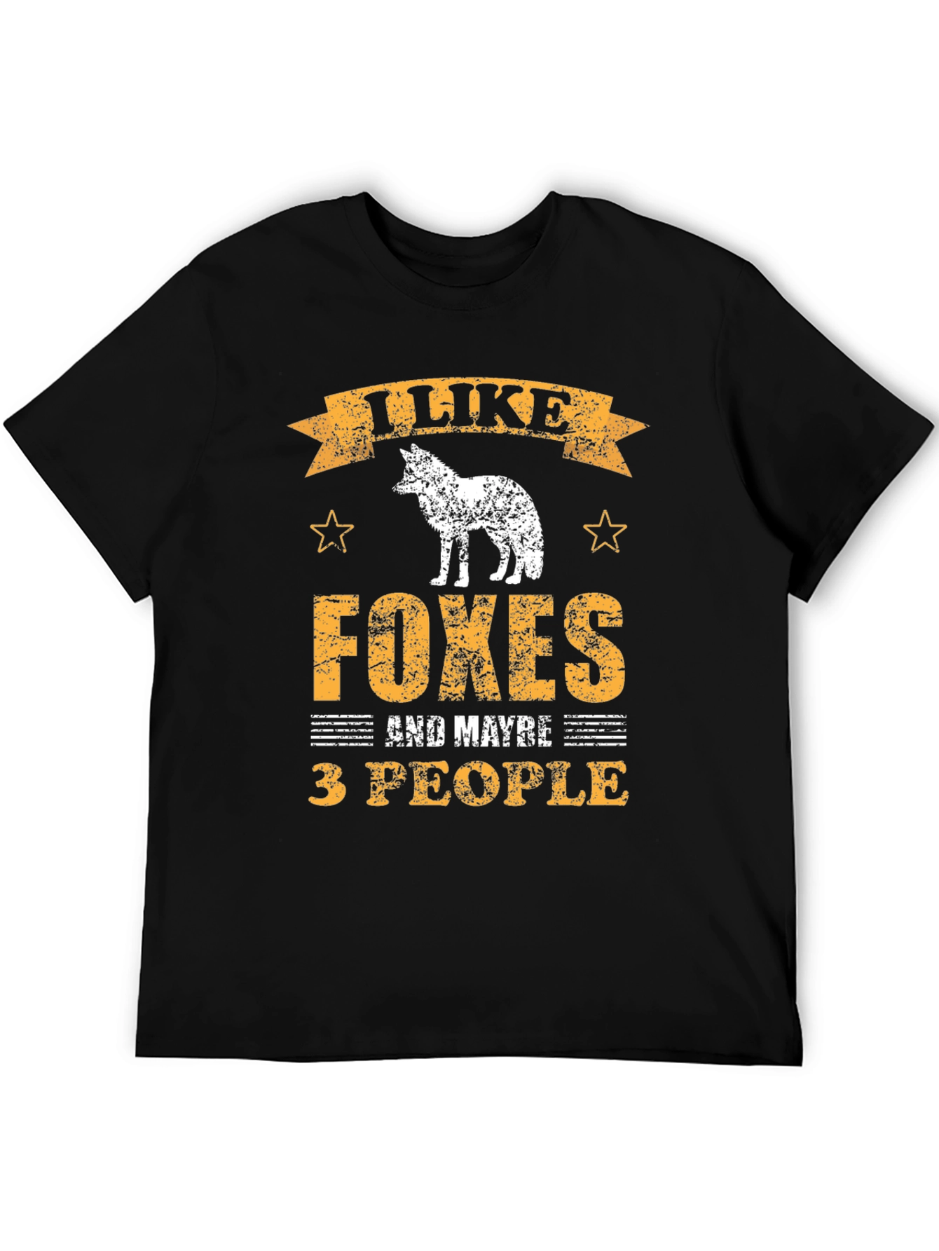 I Like Foxes and Maybe 3 People Graphic Tee