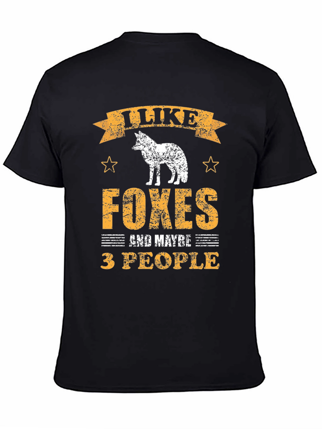 I Like Foxes and Maybe 3 People Graphic Tee