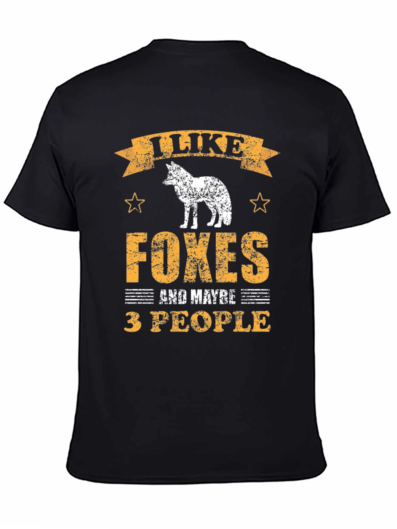 I Like Foxes and Maybe 3 People Graphic Tee