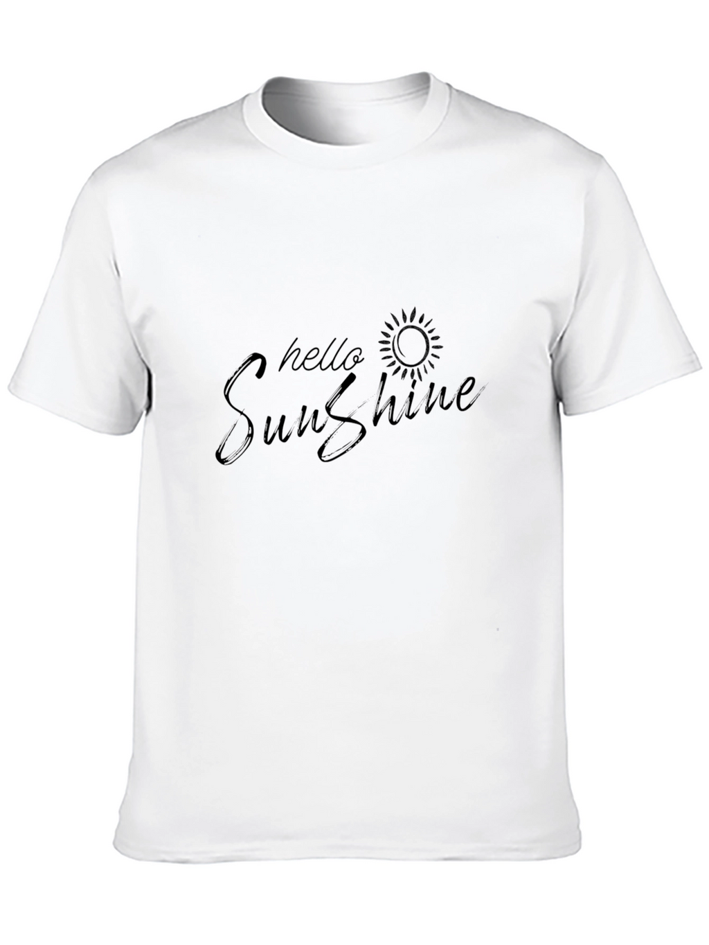Hello Sunshine Black Graphic Tee