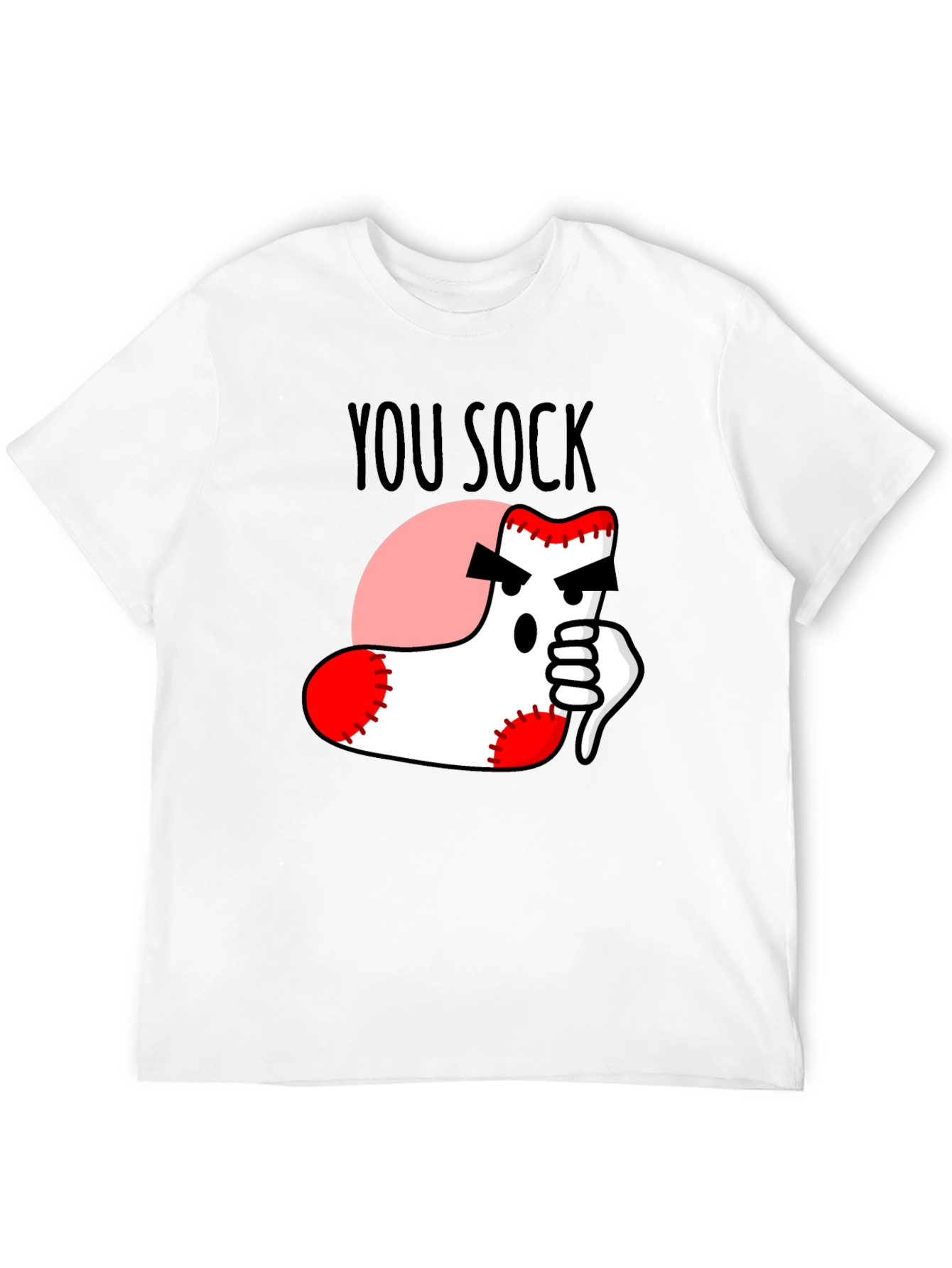 You Sock! Novelty Graphic T-Shirt