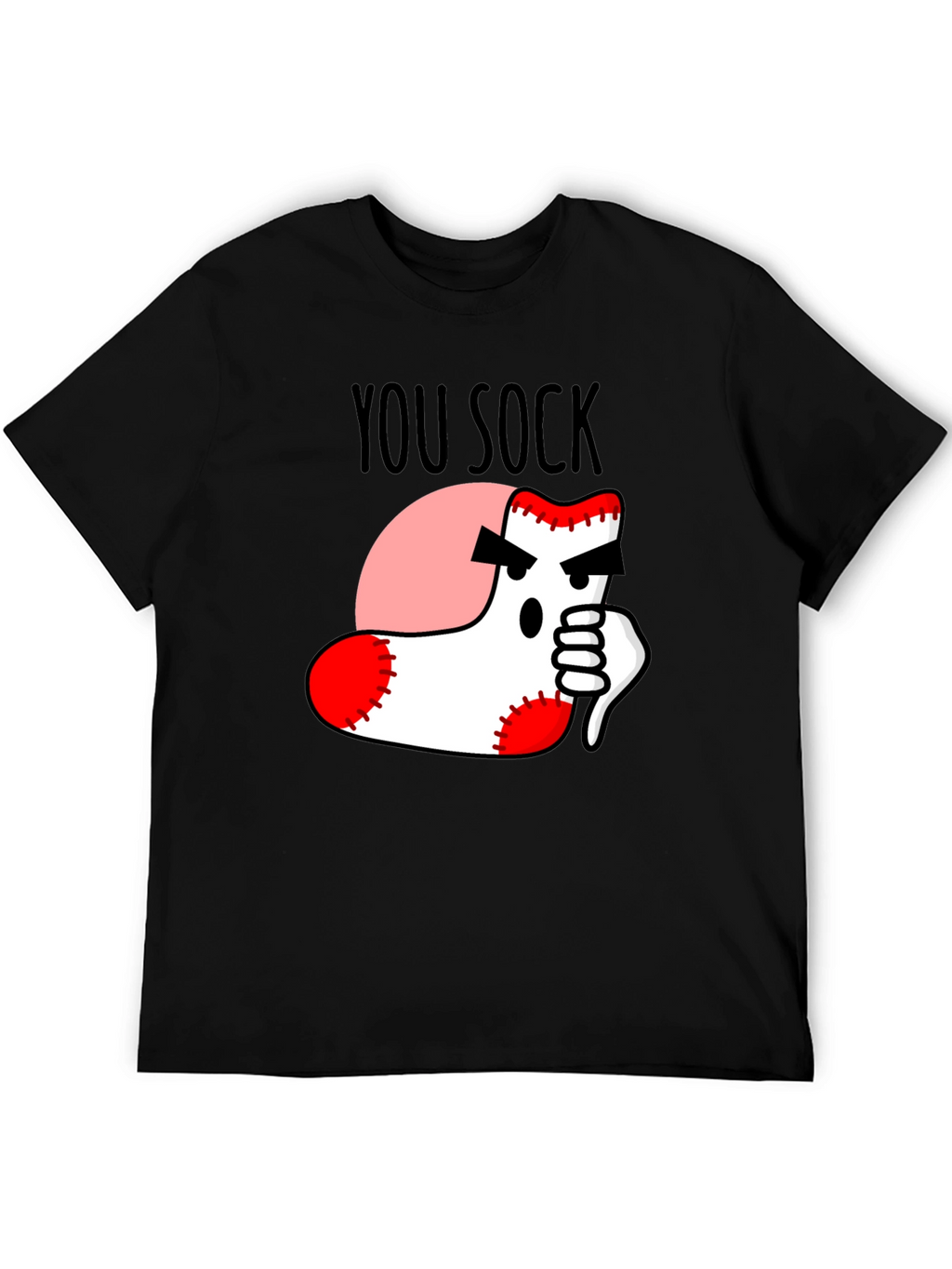 You Sock! Novelty Graphic T-Shirt