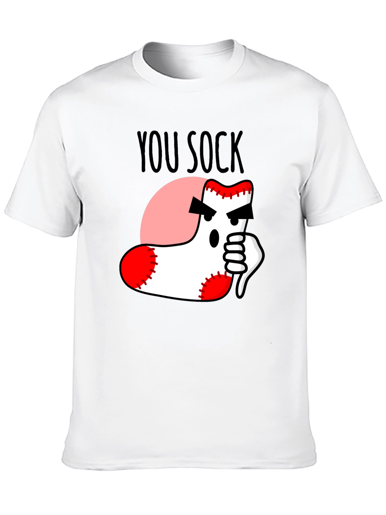 You Sock! Novelty Graphic T-Shirt