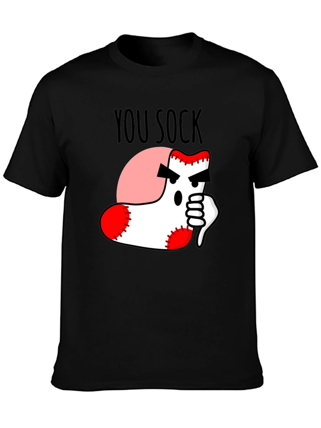 You Sock! Novelty Graphic T-Shirt