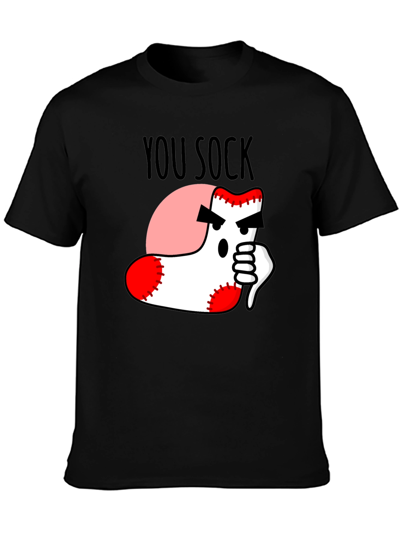 You Sock! Novelty Graphic T-Shirt