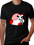 You Sock! Novelty Graphic T-Shirt