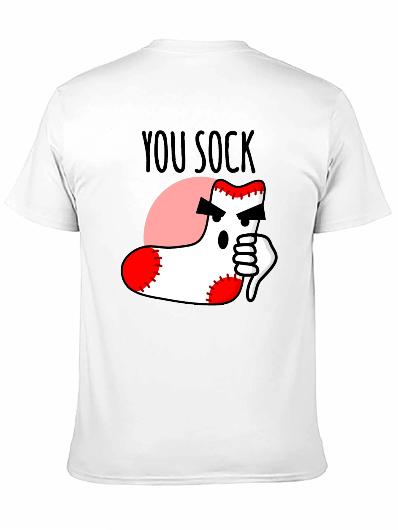 You Sock! Novelty Graphic T-Shirt