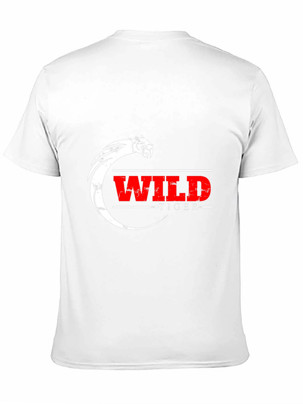 Wild Tiger Graphic Black T-Shirt
