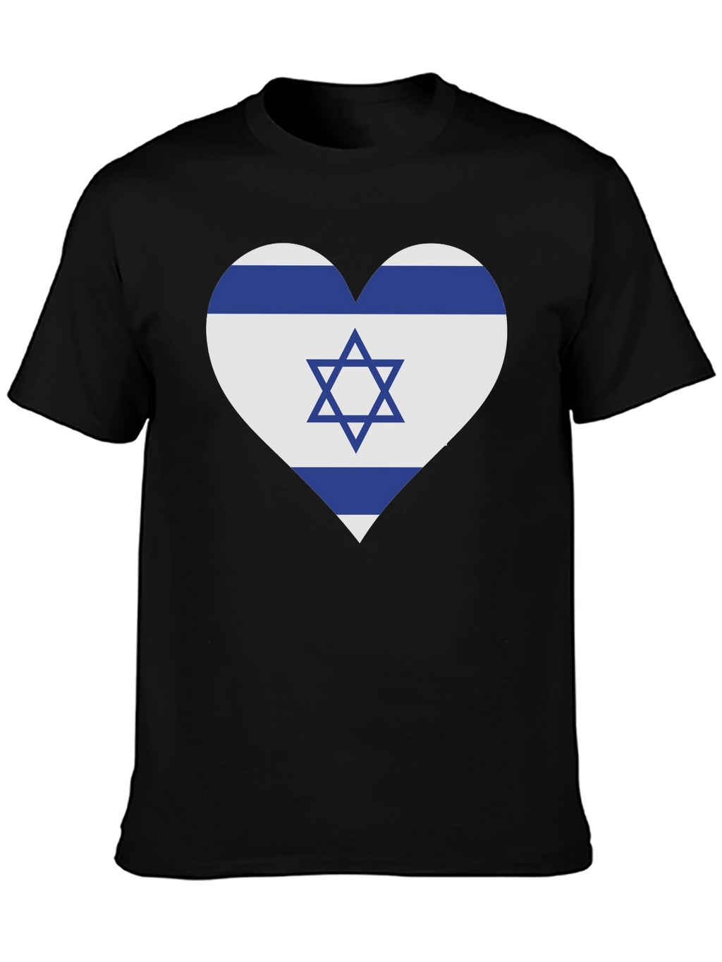 Israeli Flag Heart T-Shirt