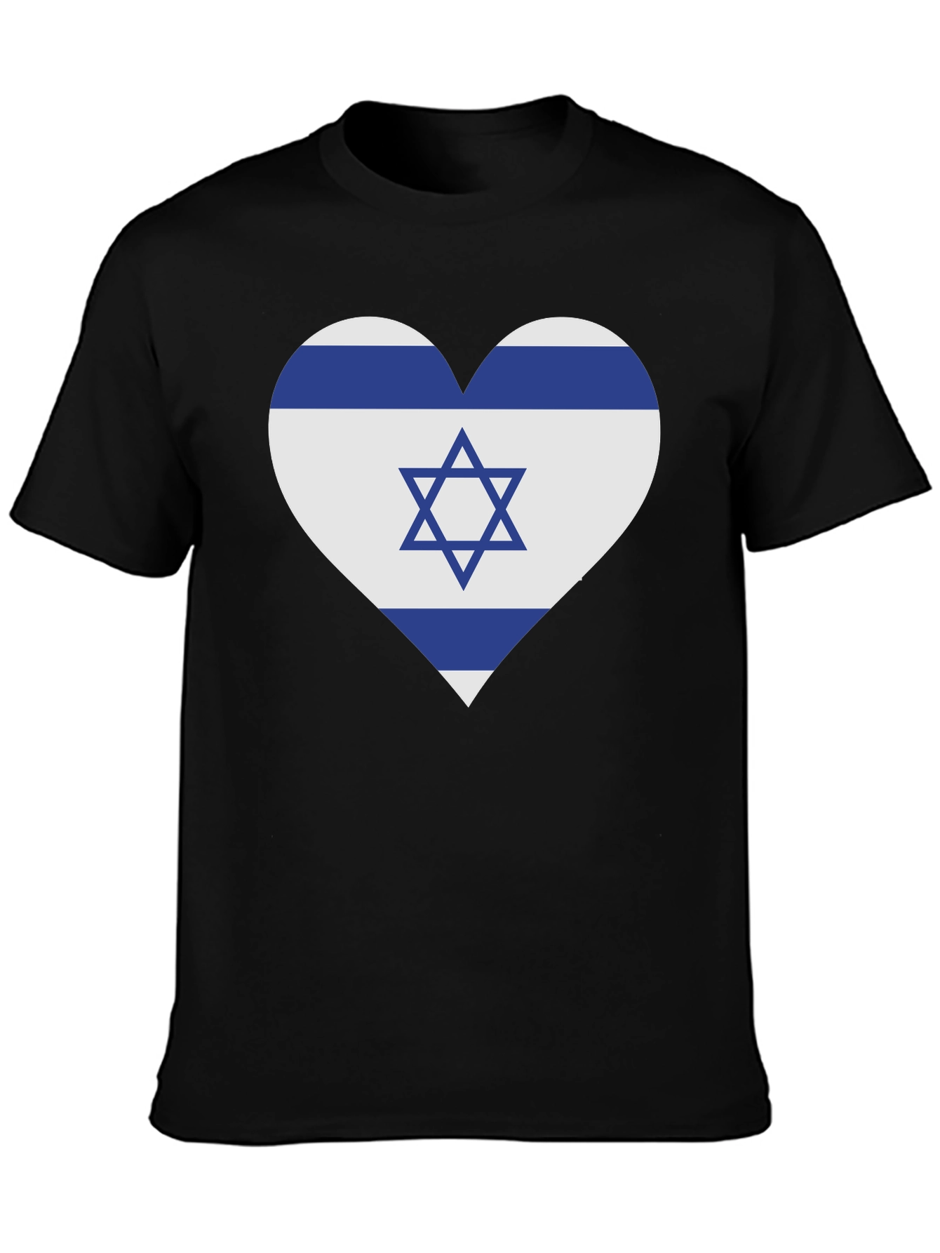 Israeli Flag Heart T-Shirt