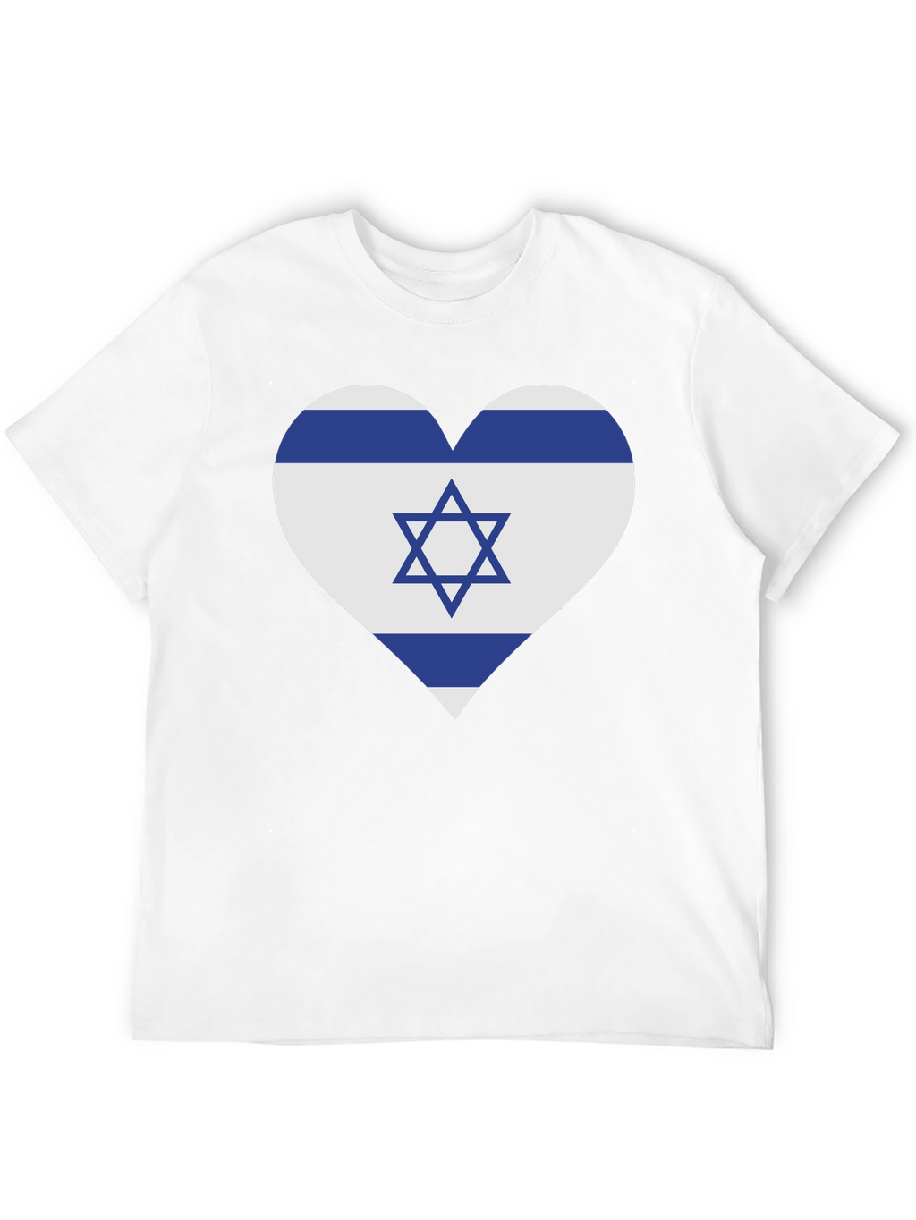 Israeli Flag Heart T-Shirt