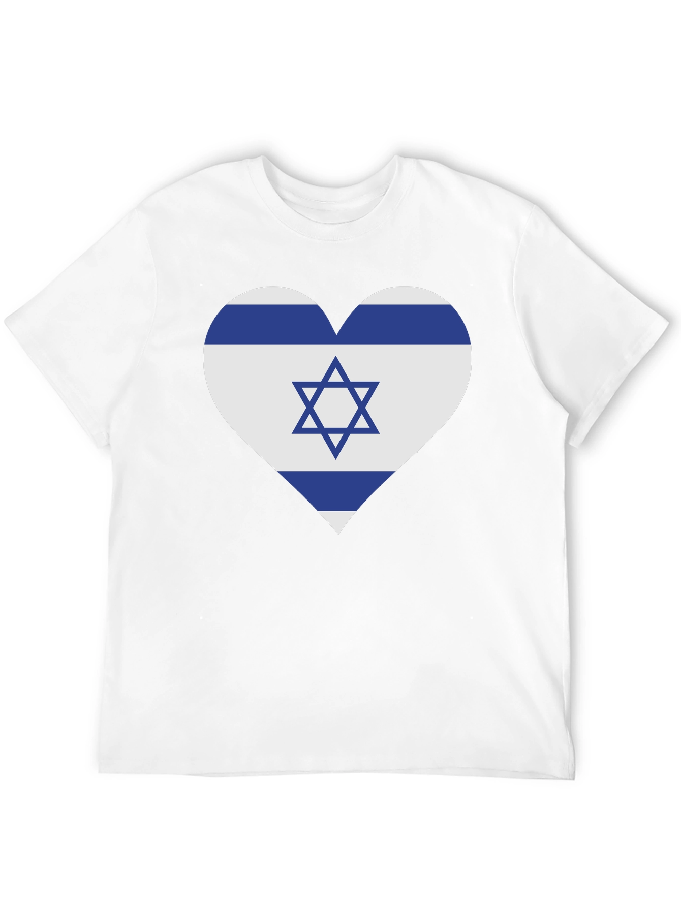 Israeli Flag Heart T-Shirt