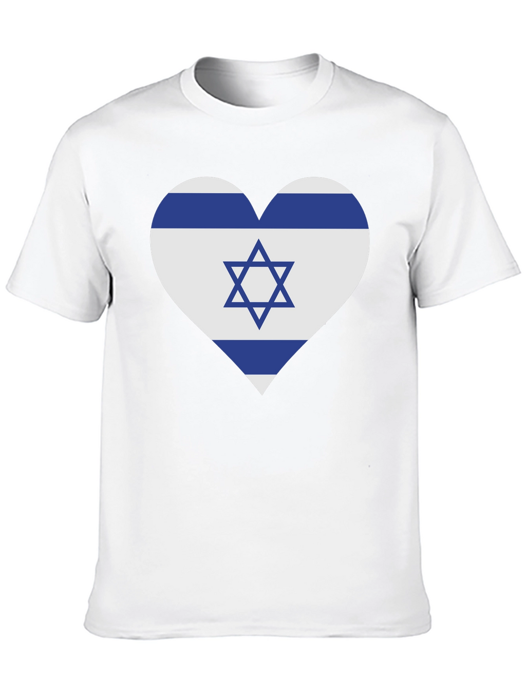 Israeli Flag Heart T-Shirt