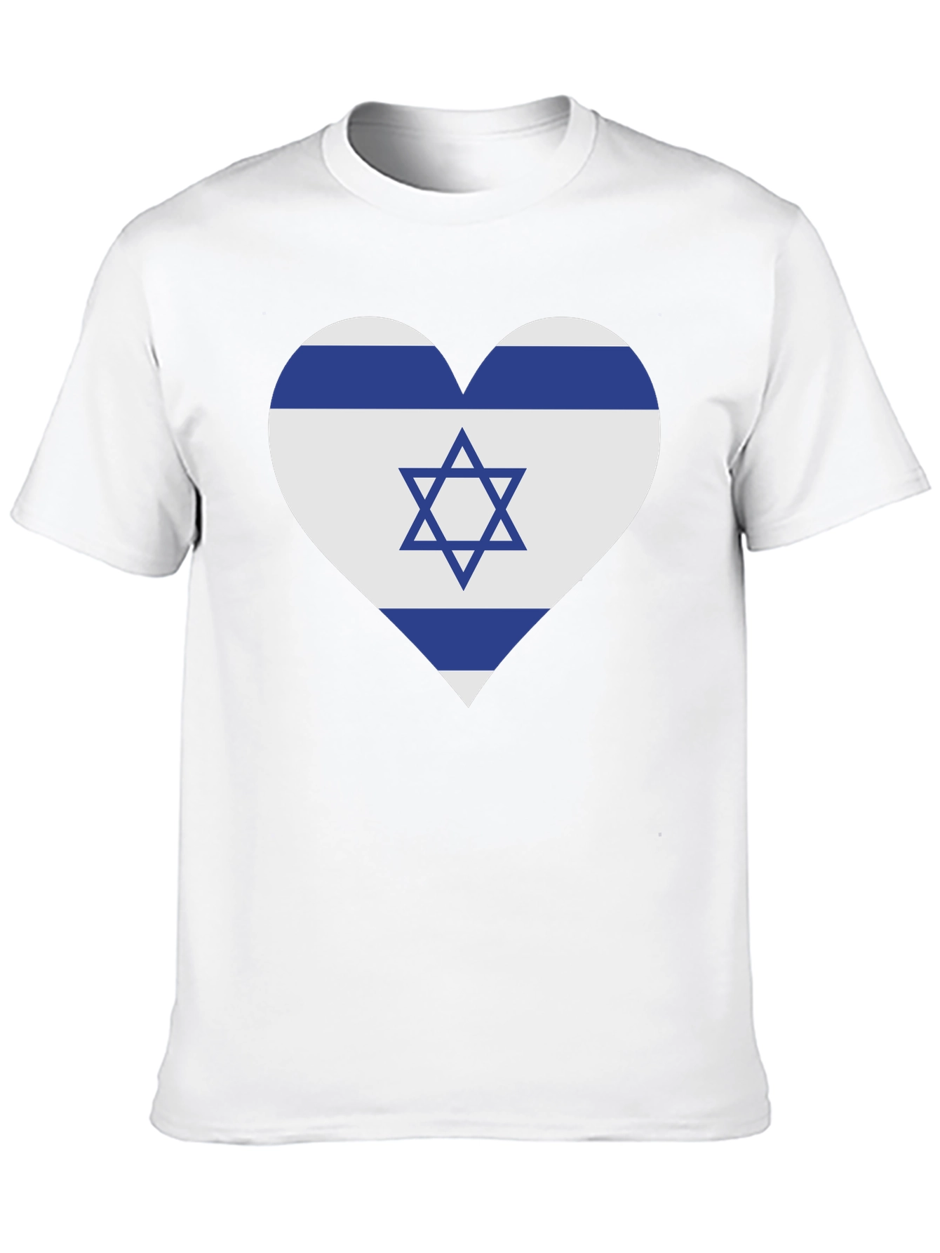 Israeli Flag Heart T-Shirt