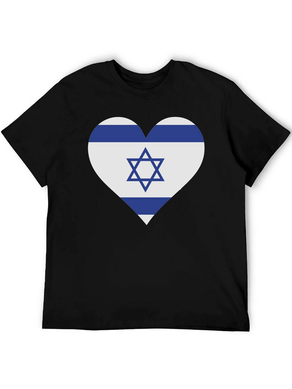 Israeli Flag Heart T-Shirt