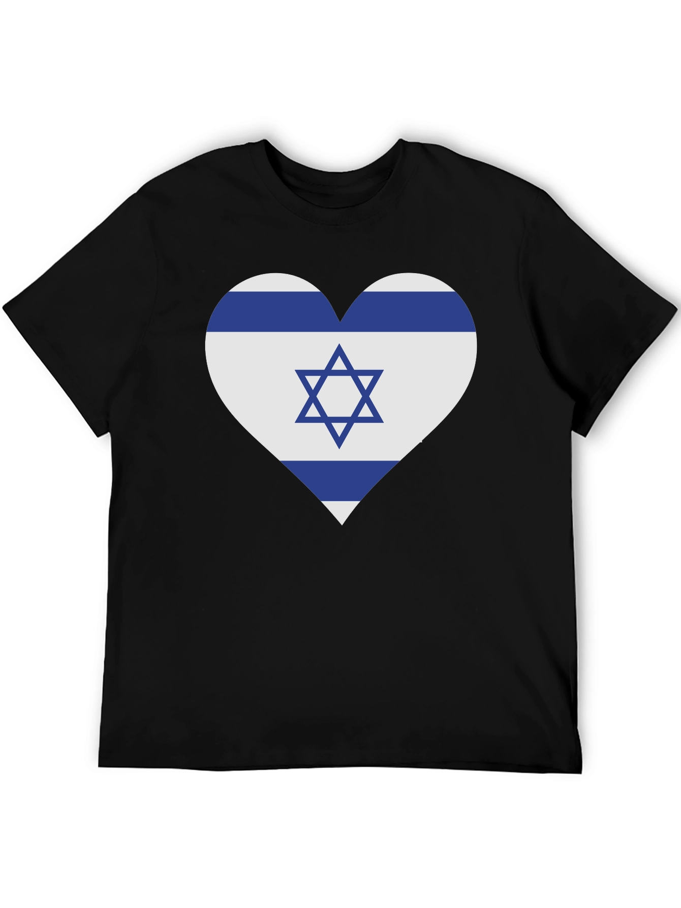 Israeli Flag Heart T-Shirt