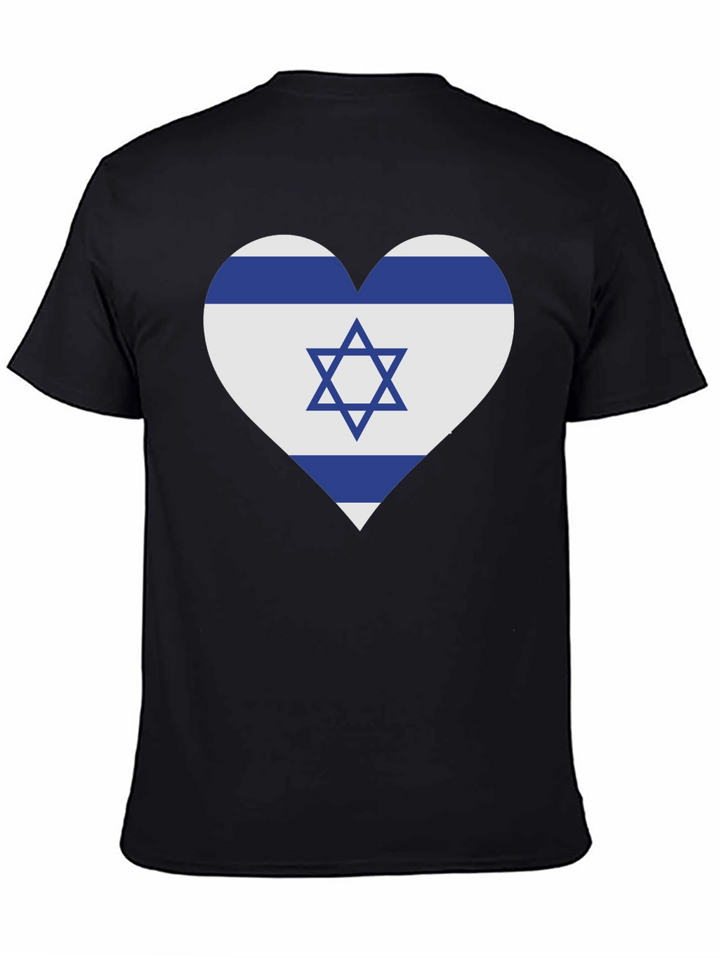 Israeli Flag Heart T-Shirt