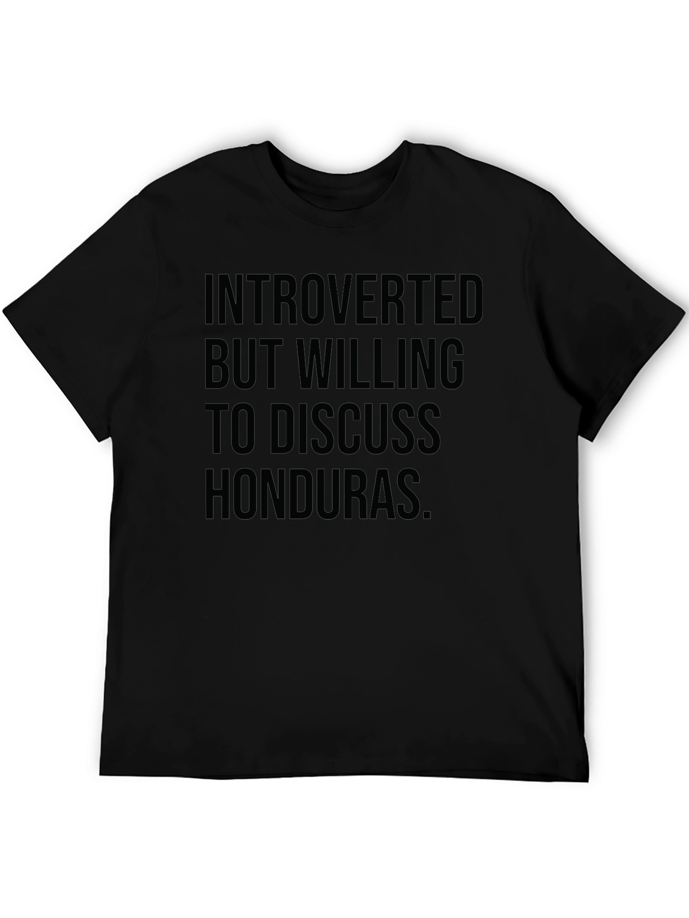Introverted Honduras T-Shirt: Soft Cotton Tee for Casual Wear