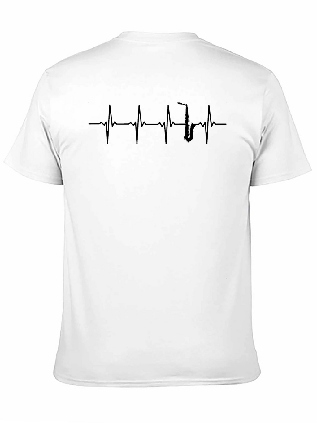 Saxophone Heartbeat Graphic Tee