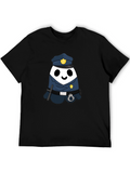 Cute Police Panda T-Shirt