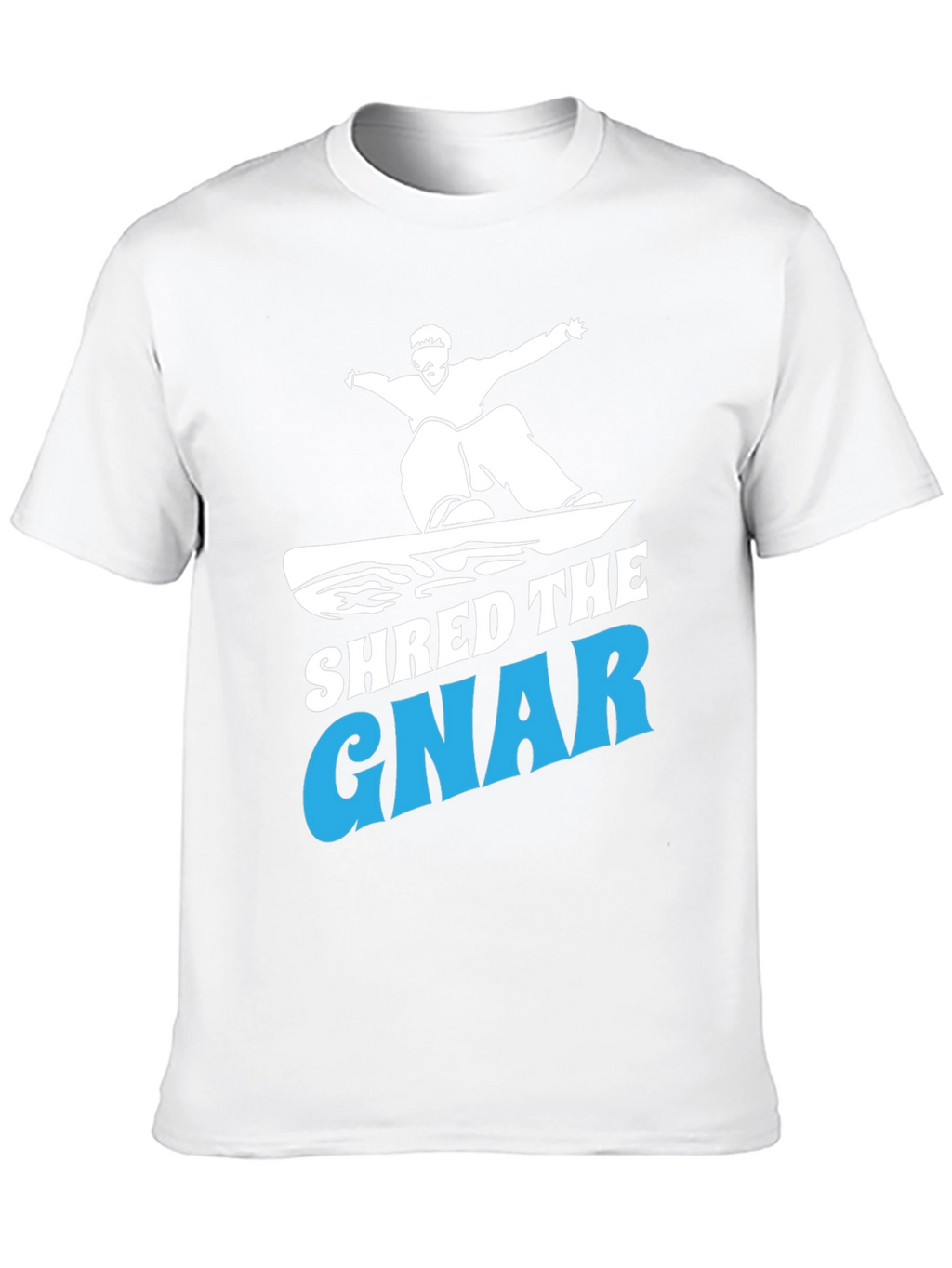 Shred the Gnar T-Shirt Snowboarding Tee