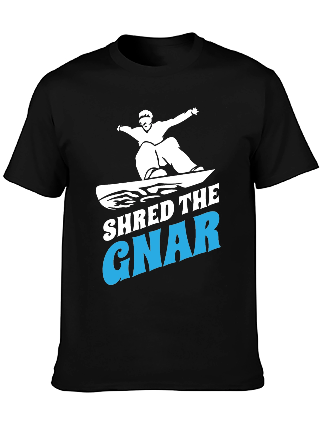 Shred the Gnar T-Shirt Snowboarding Tee