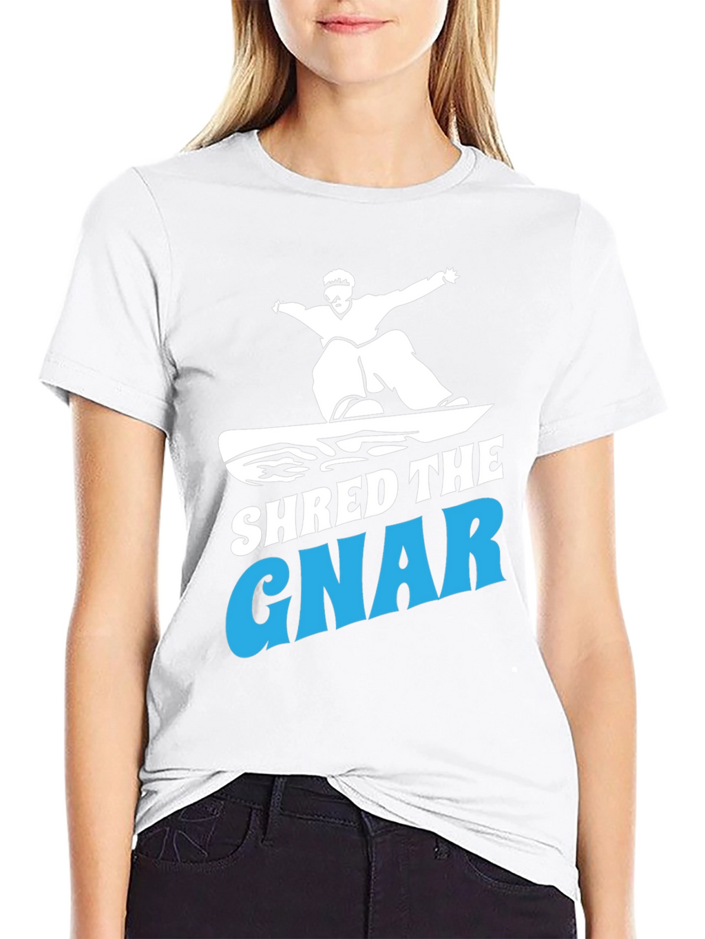 Shred the Gnar T-Shirt Snowboarding Tee