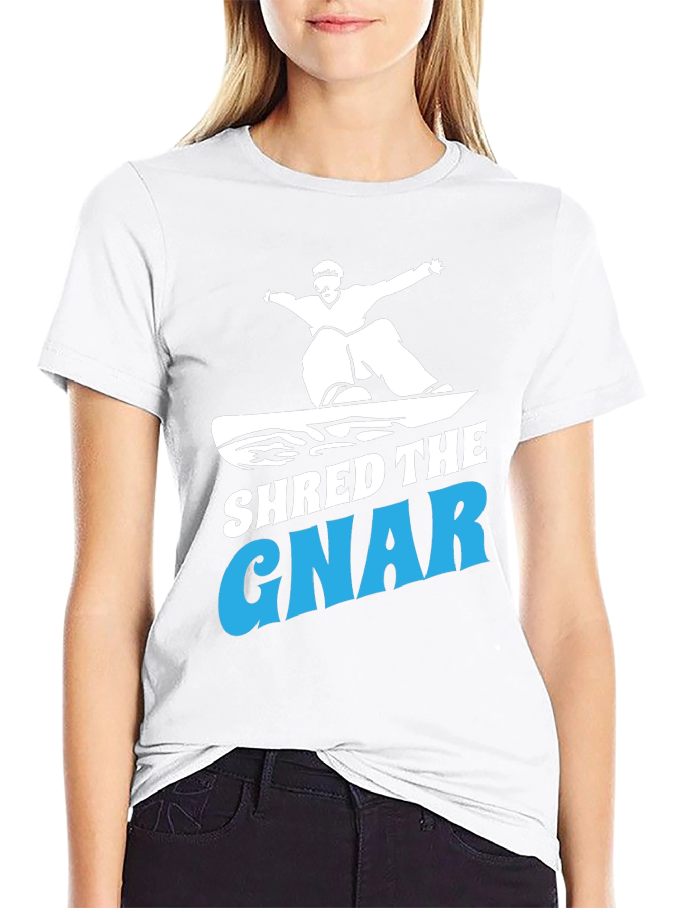 Shred the Gnar T-Shirt Snowboarding Tee