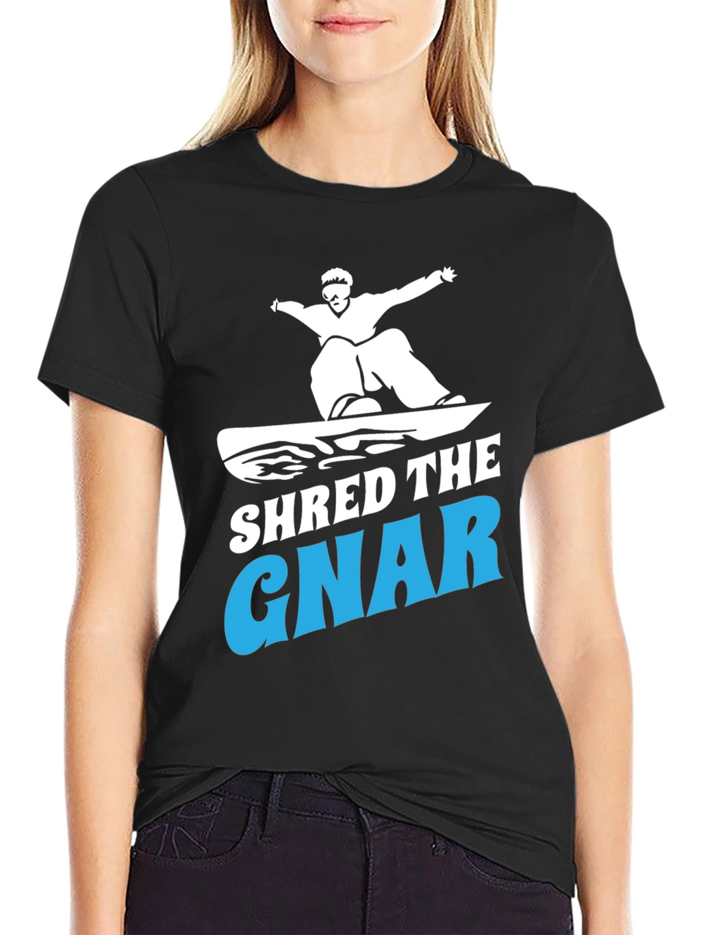 Shred the Gnar T-Shirt Snowboarding Tee