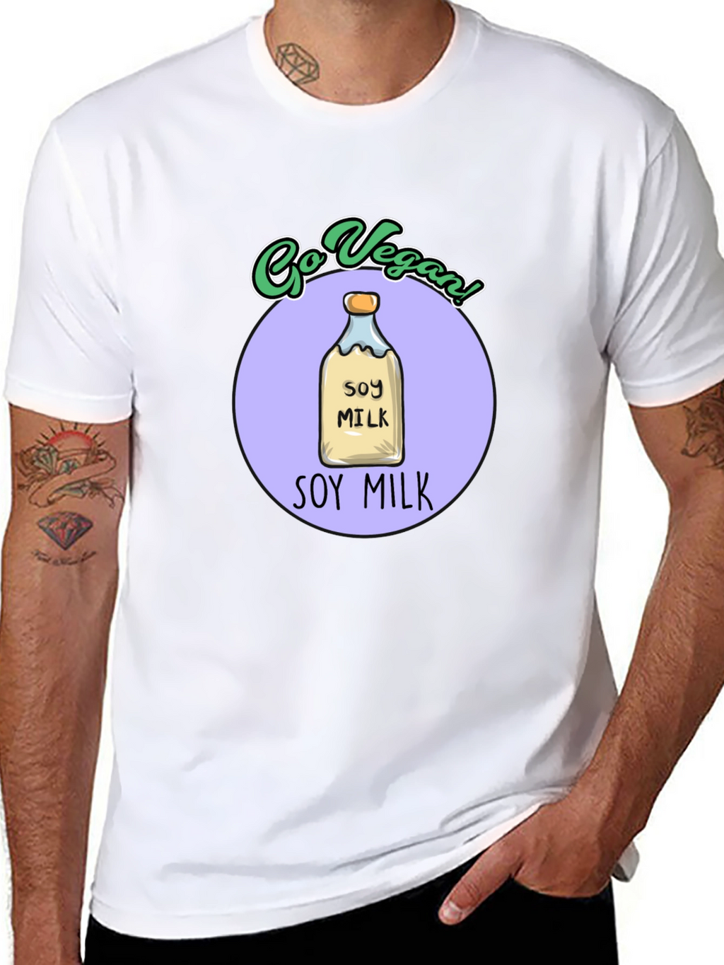 Go Vegan Soy Milk T-Shirt