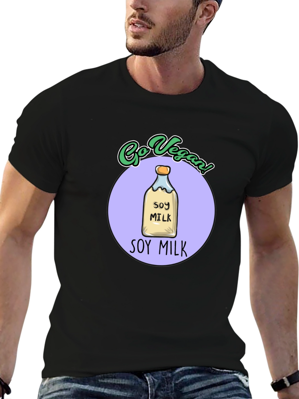 Go Vegan Soy Milk T-Shirt