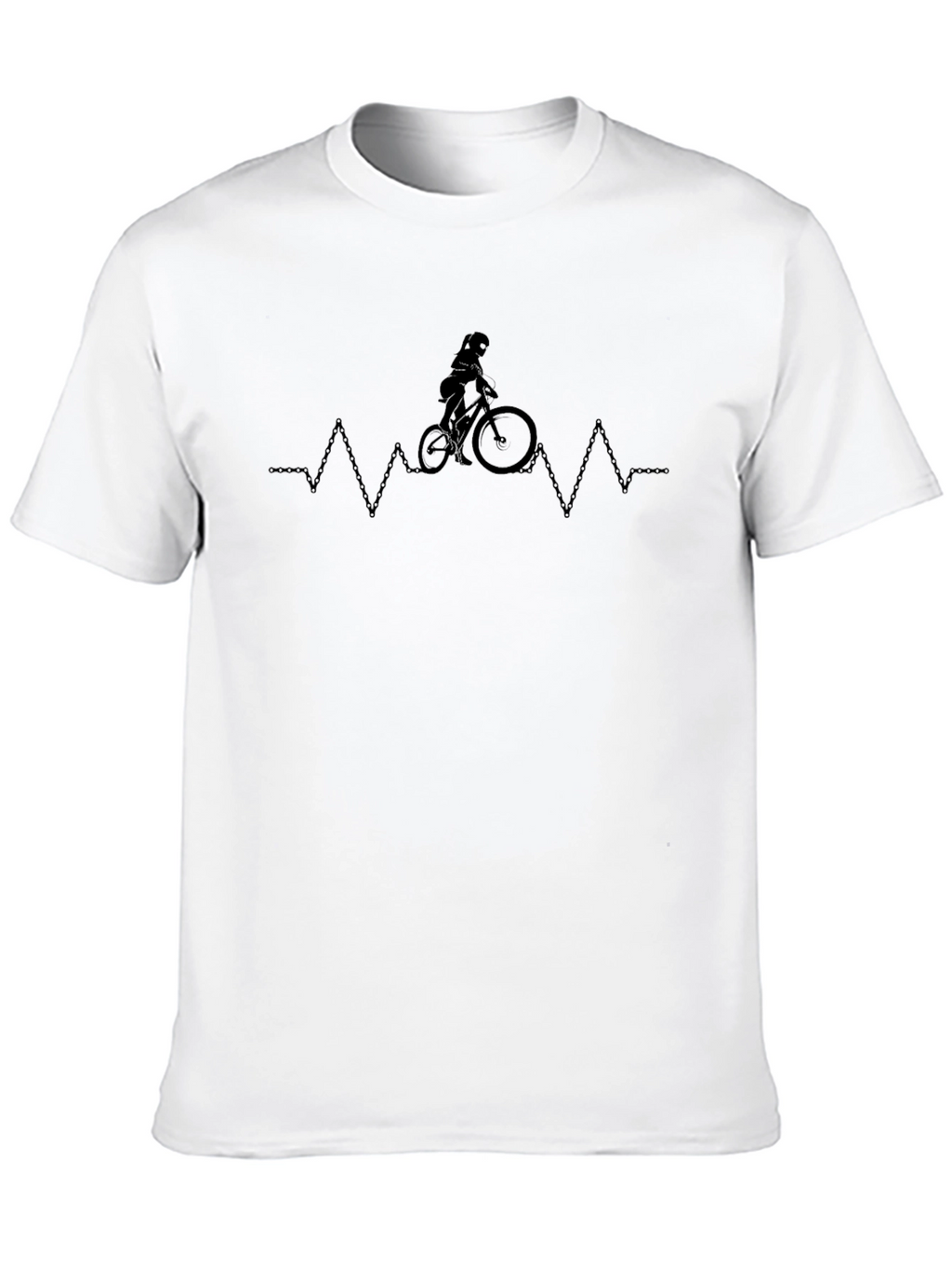 Biking Heartbeat T-Shirt
