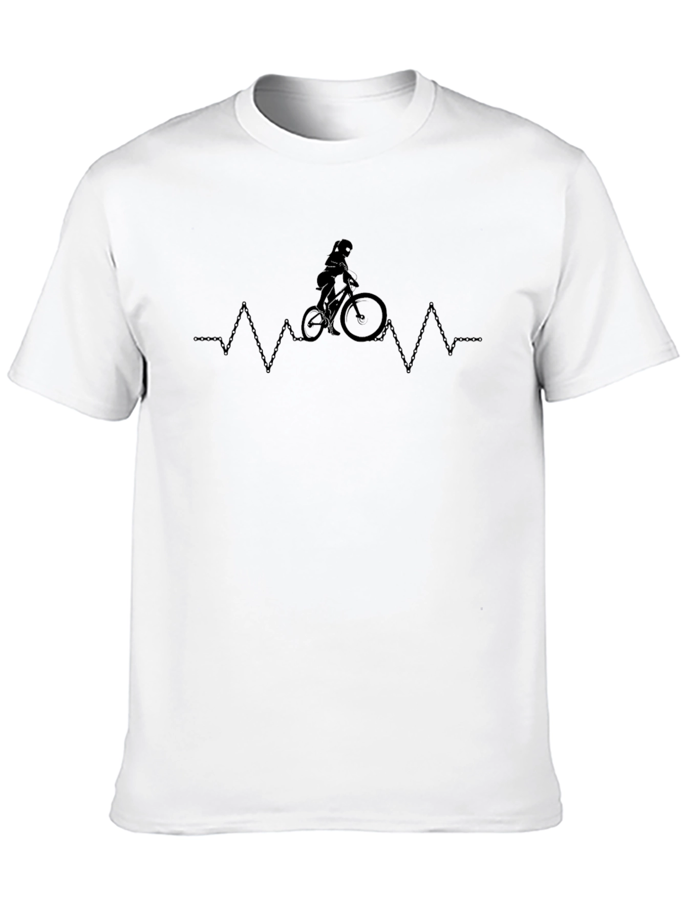 Biking Heartbeat T-Shirt