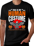 Human Costume Eagle Halloween Graphic Tee