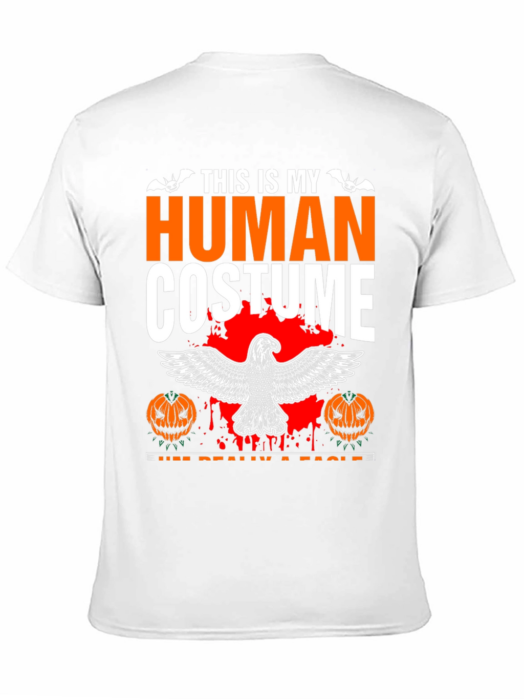 Human Costume Eagle Halloween Graphic Tee