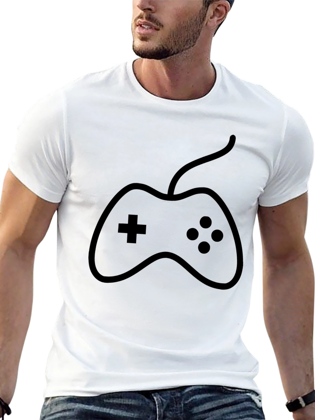 Gamer Style Black T-Shirt