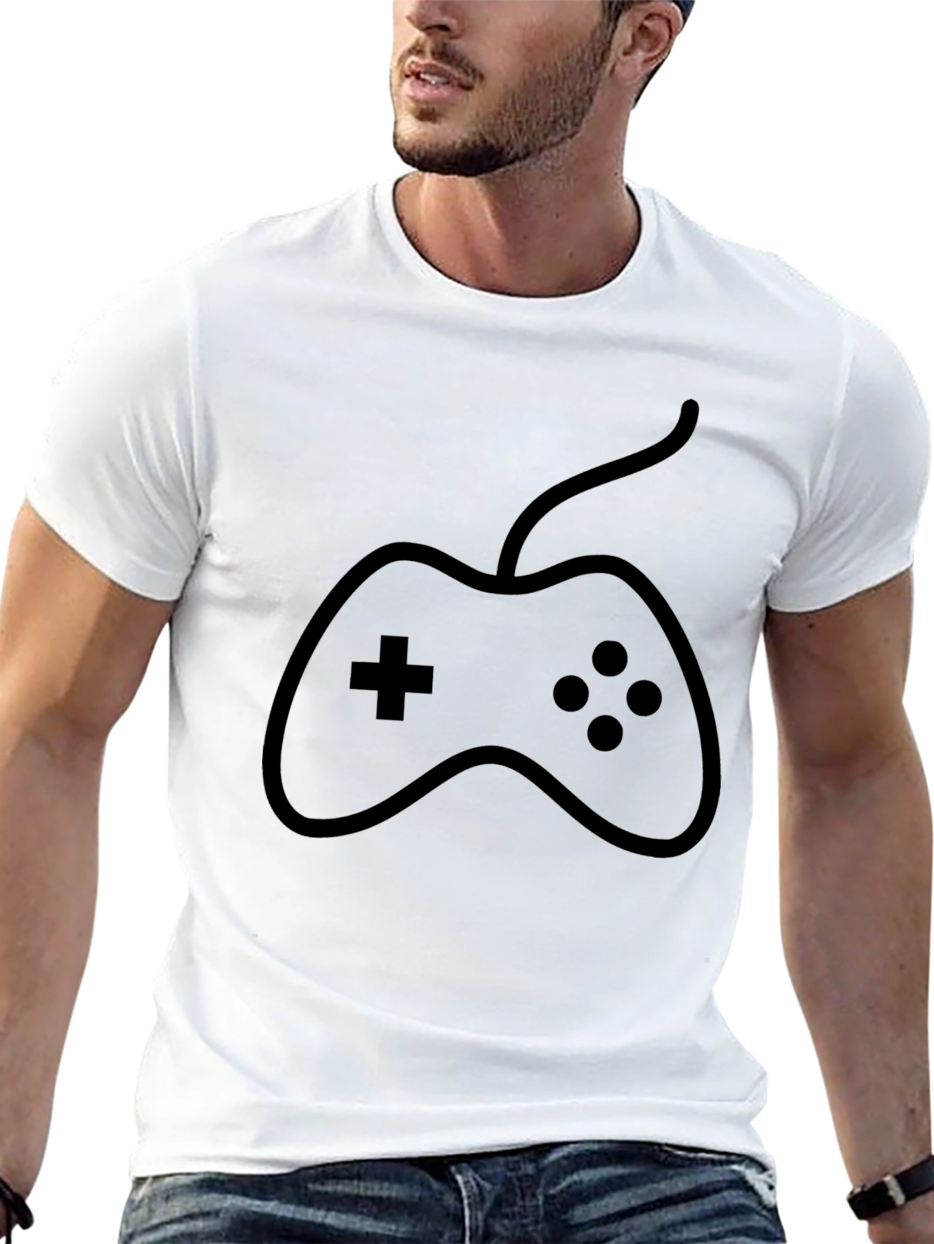 Gamer Style Black T-Shirt