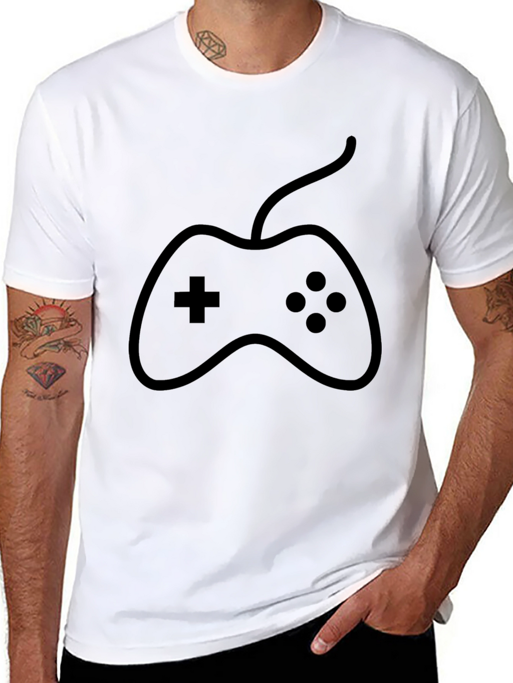 Gamer Style Black T-Shirt