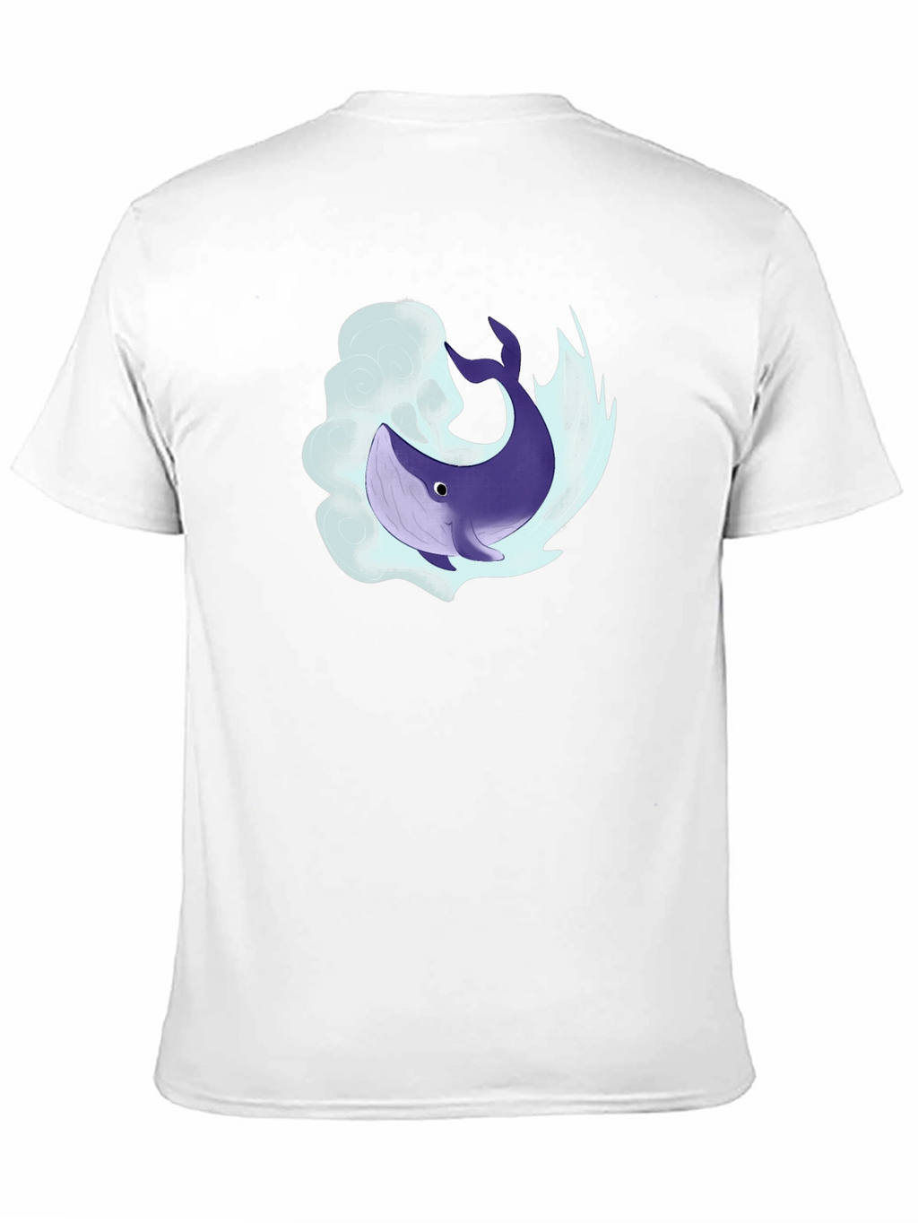 Whale Graphic Black T-Shirt - Unique Design