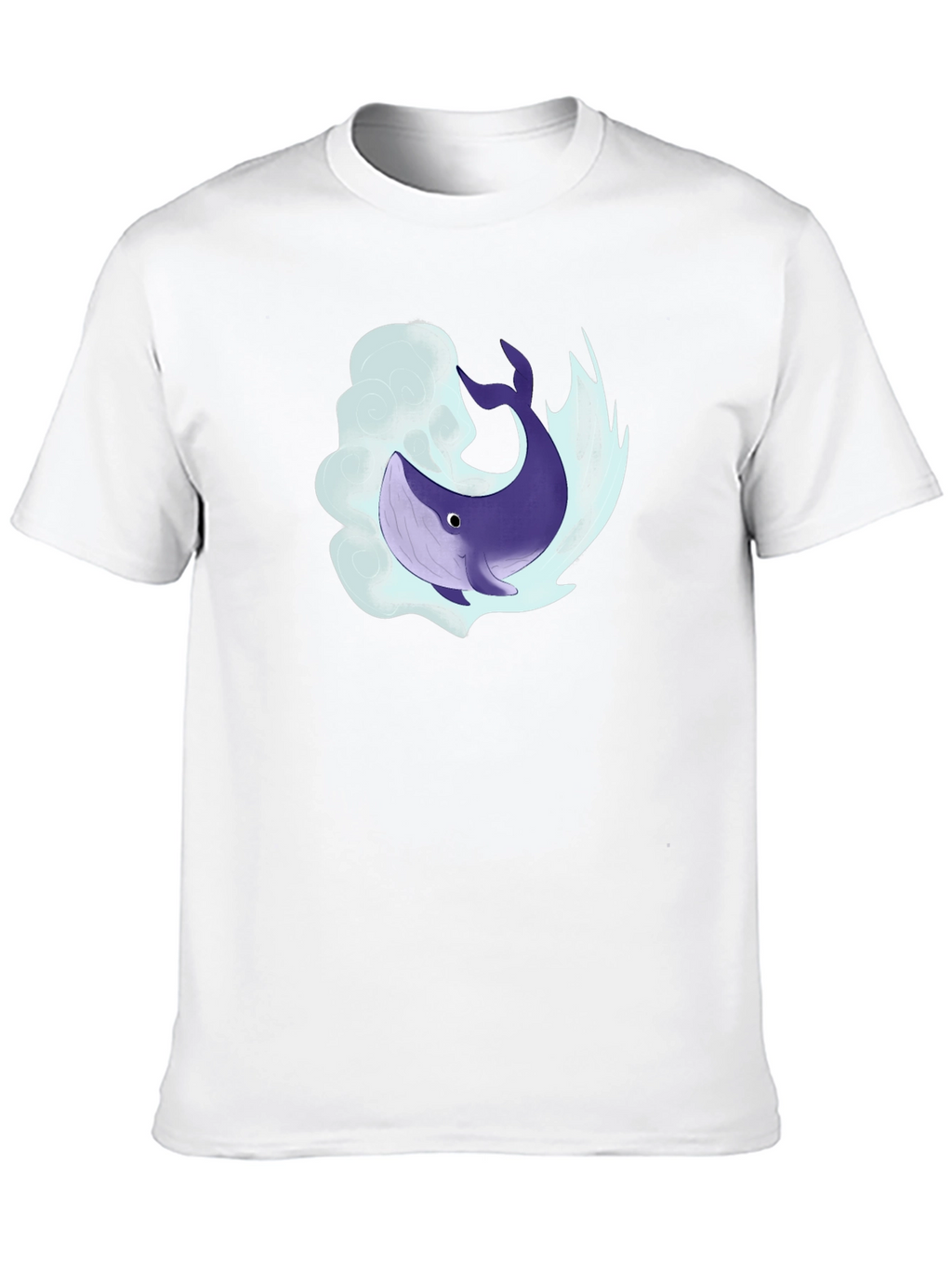 Whale Graphic Black T-Shirt - Unique Design