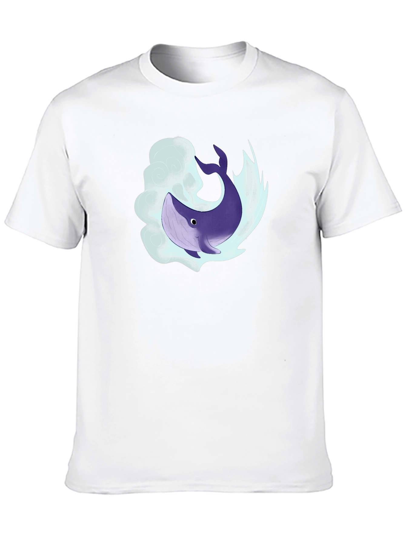 Whale Graphic Black T-Shirt - Unique Design