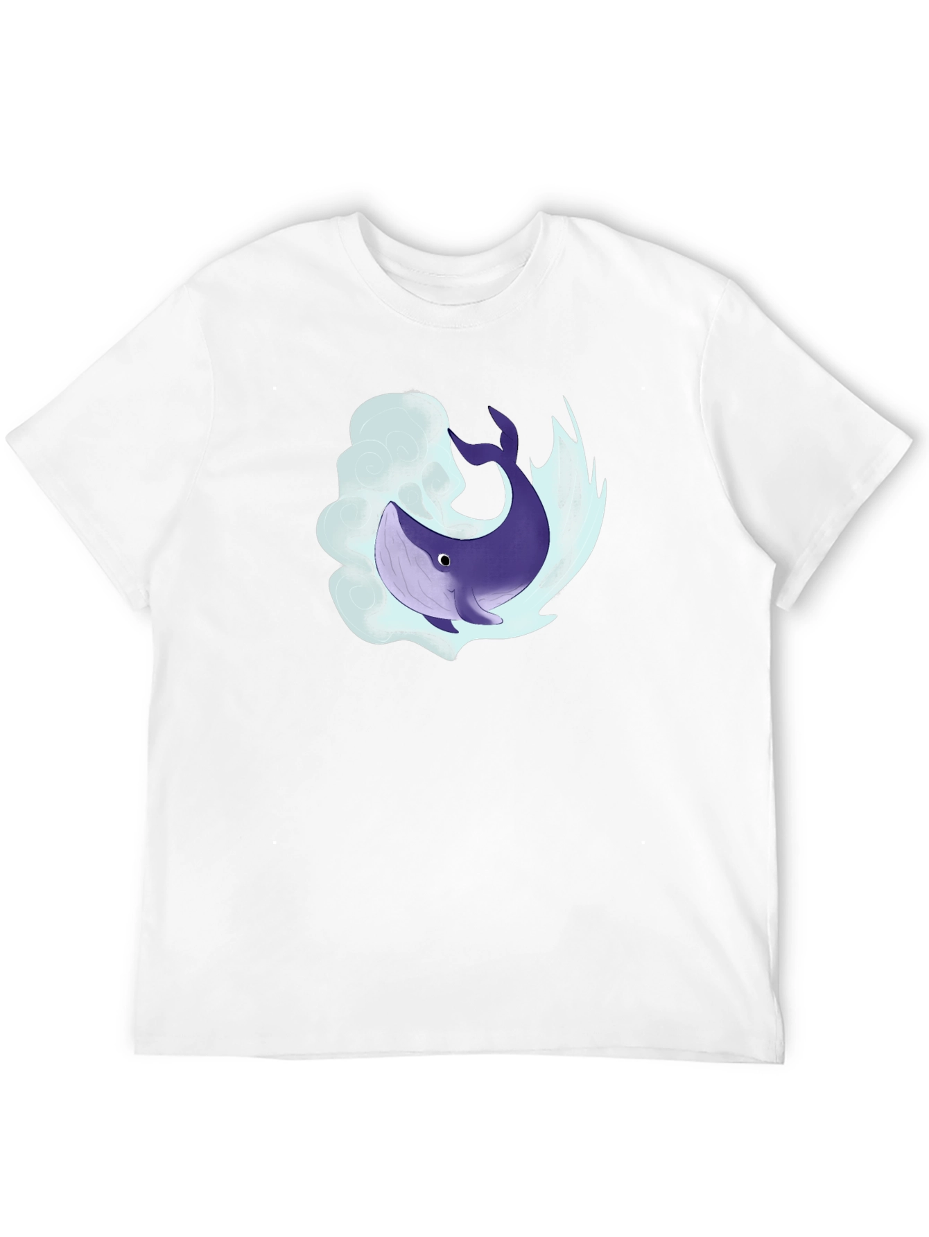 Whale Graphic Black T-Shirt - Unique Design