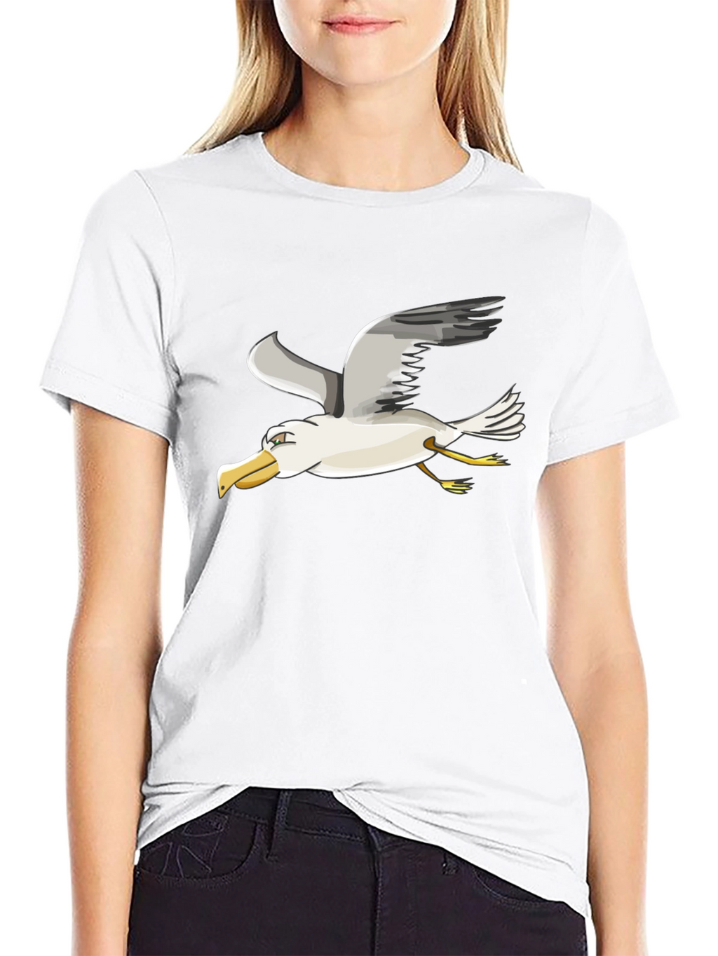 Seagull Graphic Black Tee