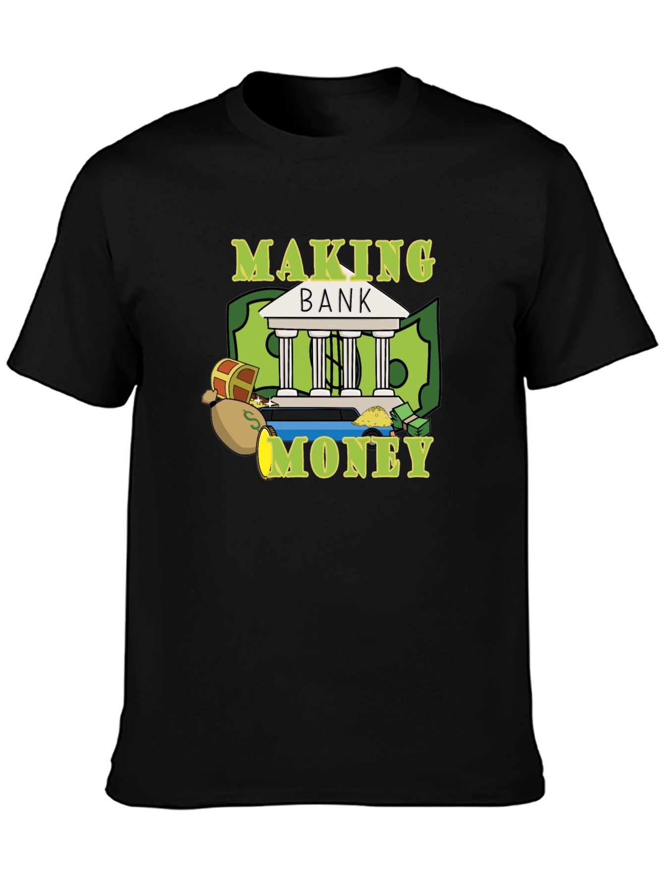 Making Bank Graphic Tee - Black