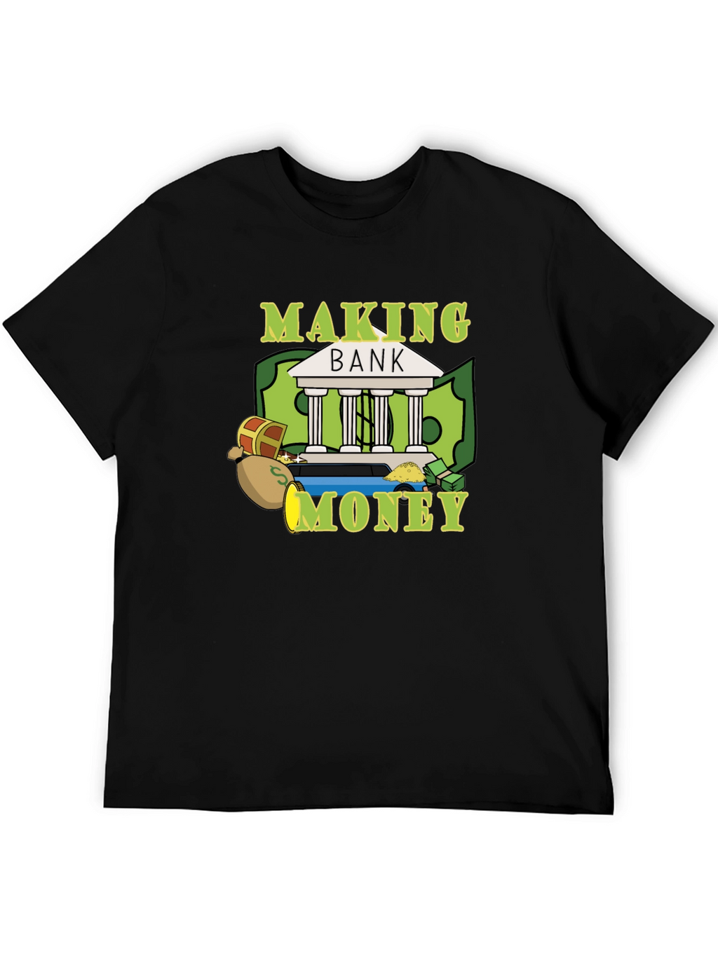 Making Bank Graphic Tee - Black