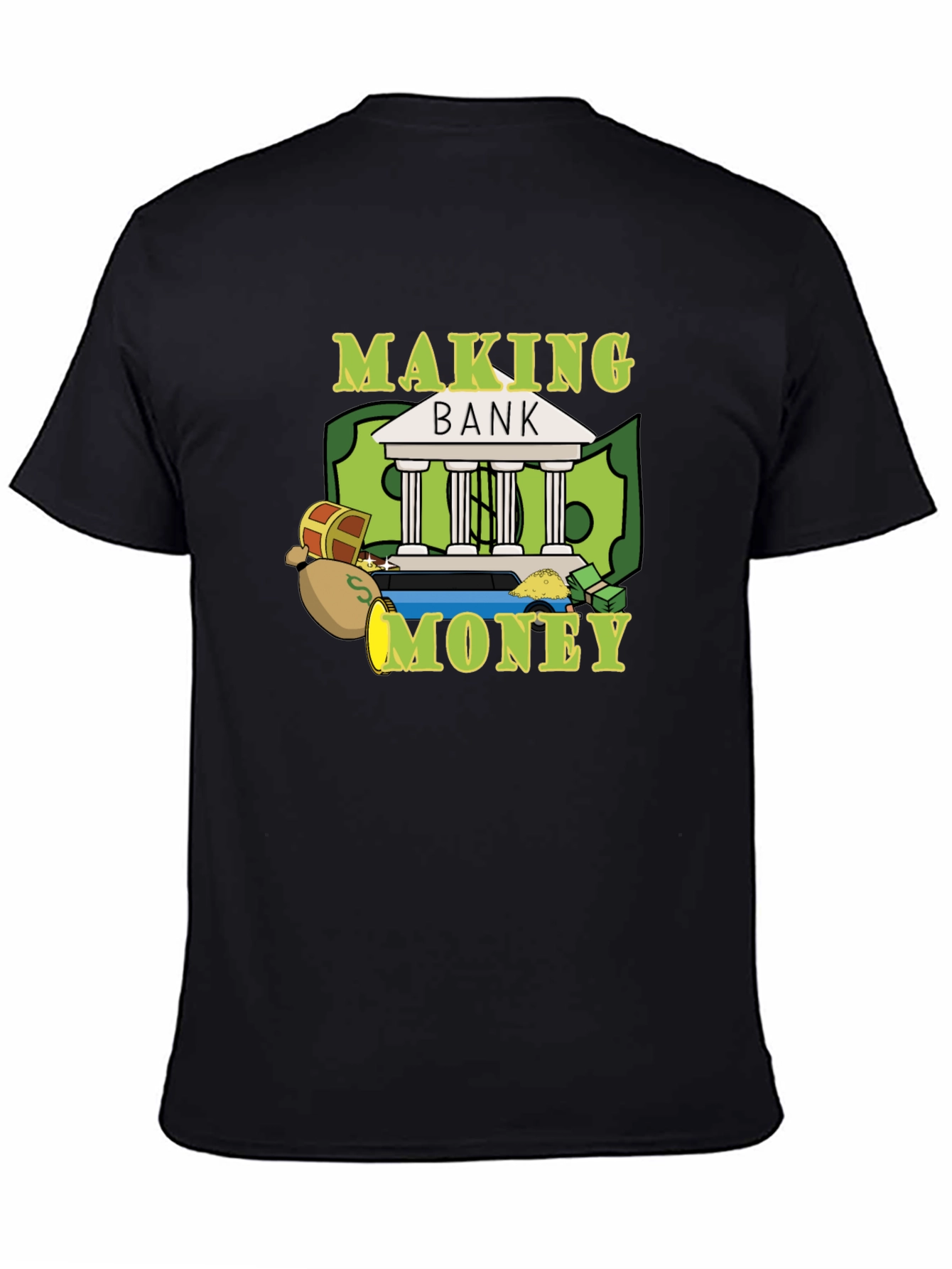Making Bank Graphic Tee - Black
