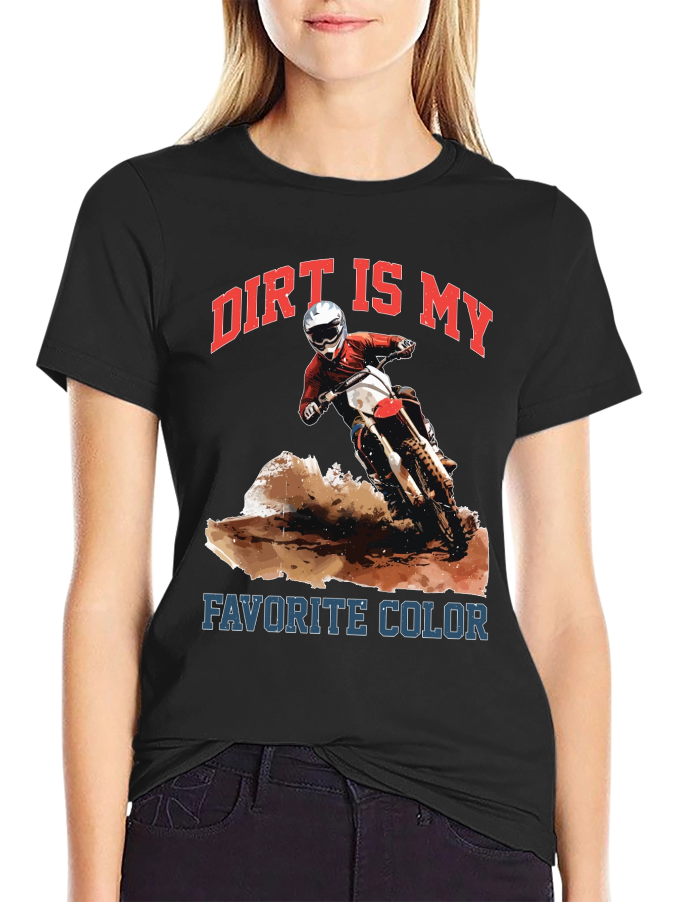 Dirt Is My Favorite Color Motocross T-Shirt